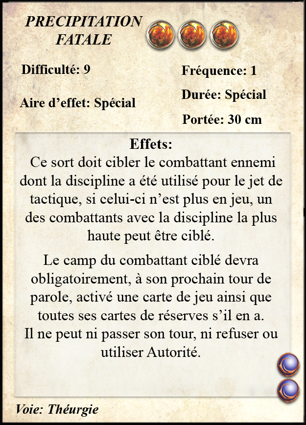 Précipitation Fatale